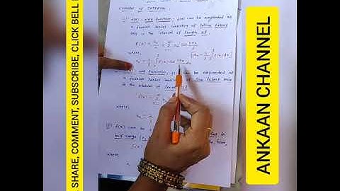 Half - Range Fourier Series ; CHANGE OF INTERVAL ; FORMULAE