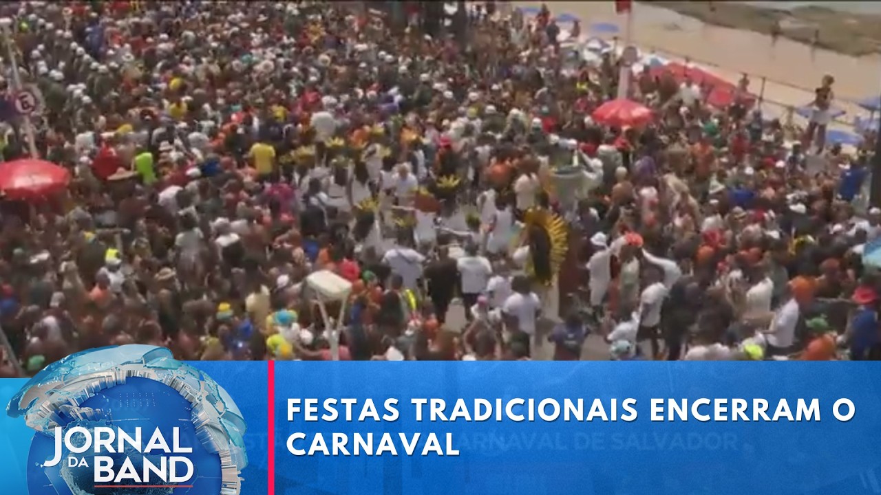 Cortejos tradicionais encerram o Carnaval | Jornal da Band