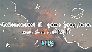 15 recommended games cute, fun and aesthetic !!💁🏻‍♀️🌈 screenshot 4
