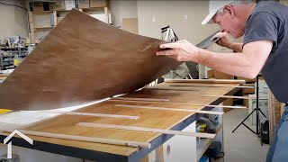 Laminate Desktop for Computer Gaming Desk - Using Contact Cement You Only Get One Shot by Rusty Dobbs 9,588 views 4 years ago 11 minutes, 25 seconds