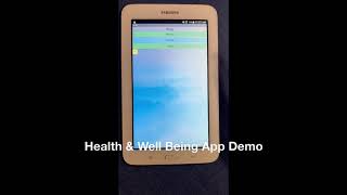 Health & Well Being App Demo screenshot 2