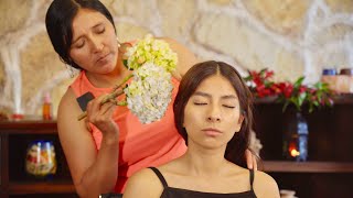 Esperanza's soft spoken relaxation massage & energy cleansing for ASMR tingles, stress & anxiety