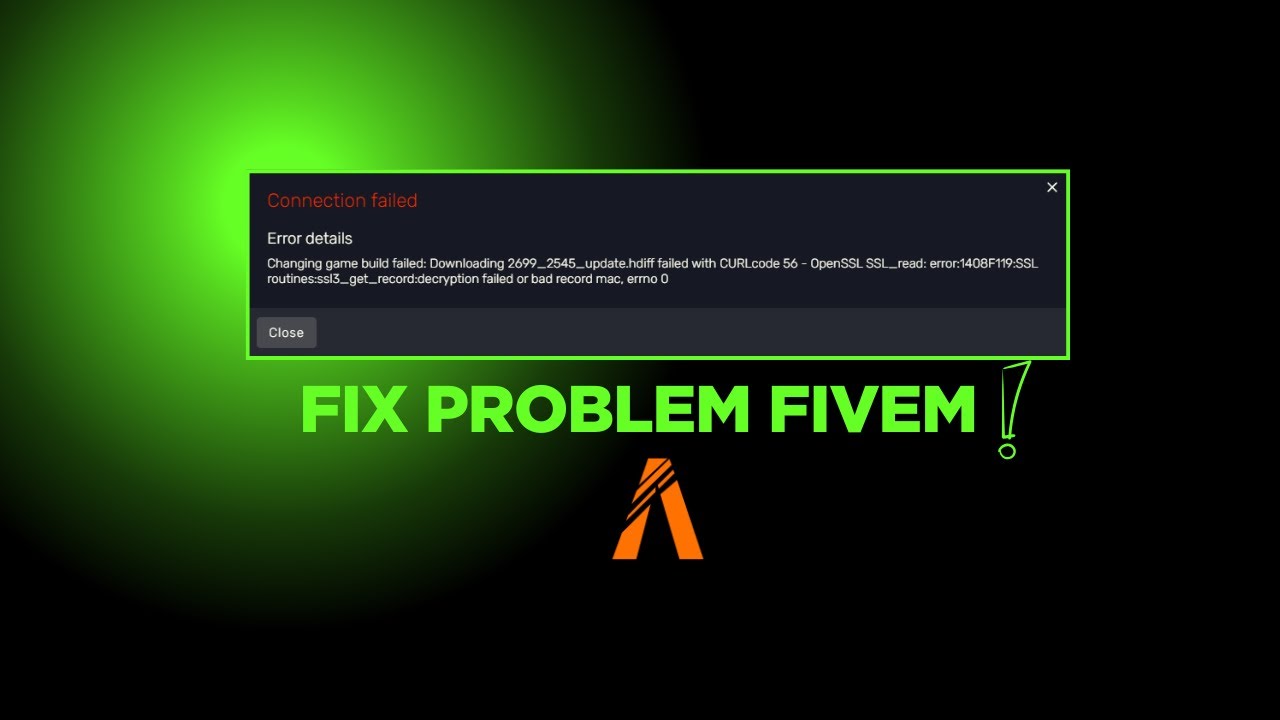 Fix Problem Fivem CURLcode56 | حل مشكلة فايف ام