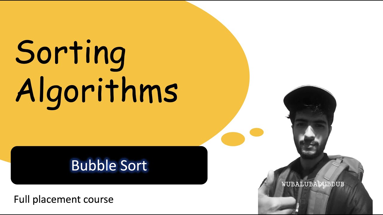 DSA (in Python) - full course for beginners | Bubble Sort - YouTube