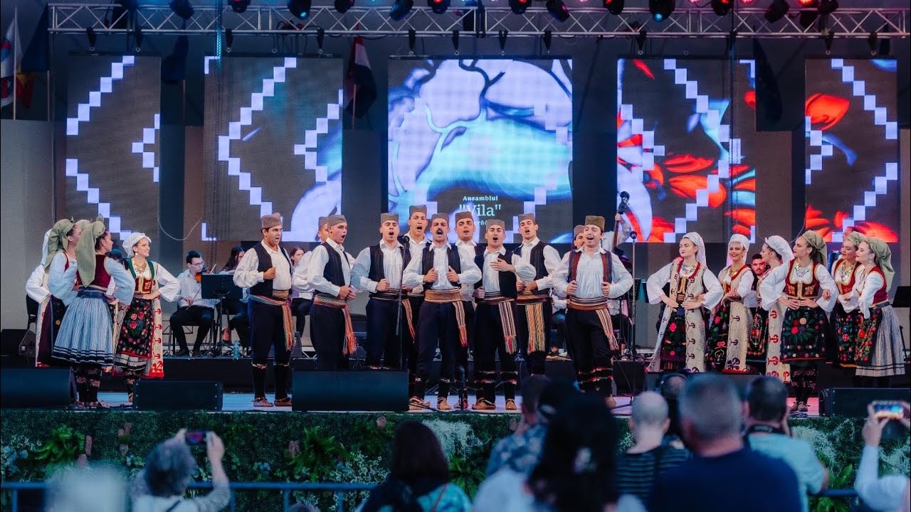 Folklorni ansambl „Vila” Novi Sad na festivalu u Temišvaru