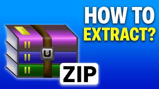 How To Open ZIP File Games On Laptop or PC - Extract ZIP Files