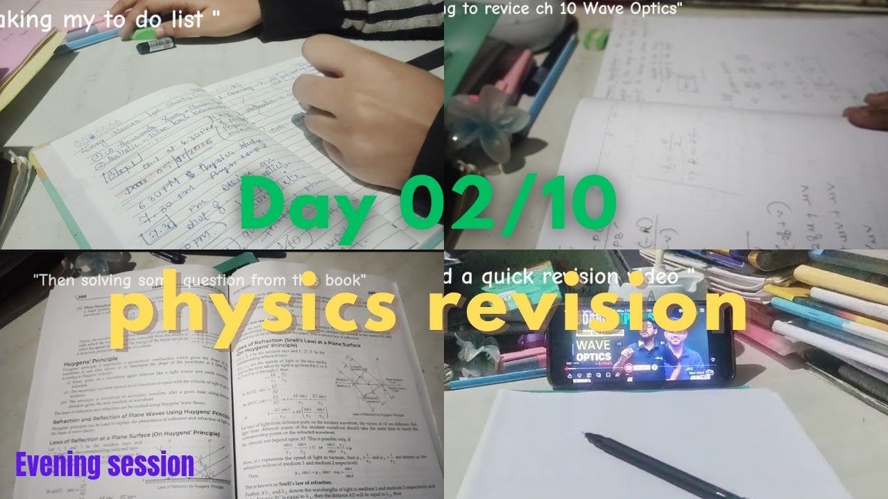 02/10 days challenge ⚡✅ || Physics revision 💐