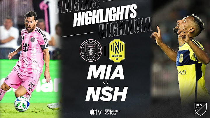 Inter Miami CF vs. Nashville SC | Full Match Highlights | Messi 5th Straight Brace!