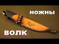 Ножны из кожи Волк.  Leather sheath Wolf.