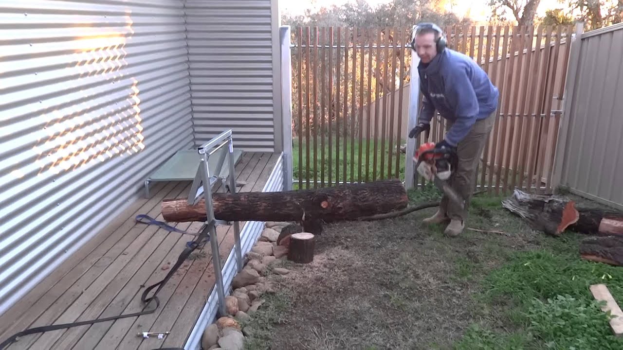 Homebrew Log Holder - YouTube