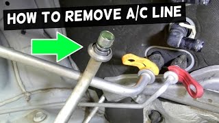 How to Remove A/C LINE on car. AC LINE DISCONNECT TOOL