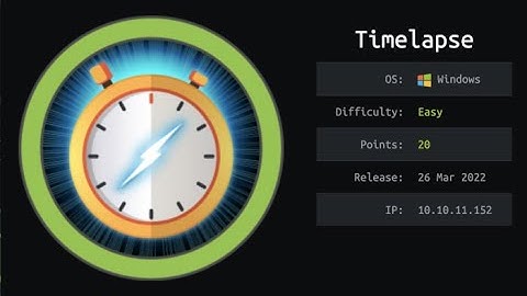HackTheBox TimeLapse Walkthrough