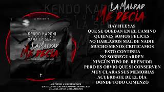 KENDO KAPONI ft GAMA "La Sensa" - La Maldad Me Decía