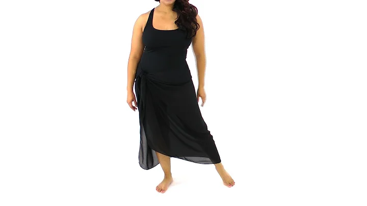 Dotti Plus Size Sarong, So Right Long Pareo | SwimOutlet.com