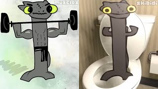 Toothless Dancing meme l funny Drawing Meme