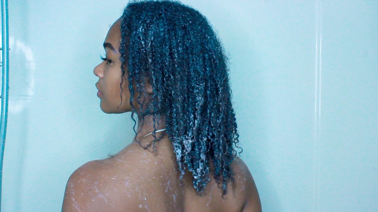 My Super Fast Cowash Routine For 4a 4b Hair Terrey Bordain Youtube