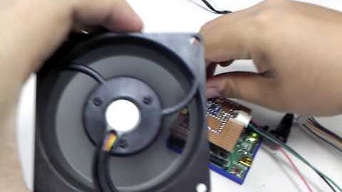 Microchip MTD6501C 3 phrase BLDC sinusoidal fan sensorless motor driver IC demo with PCTuino16 UNO