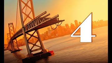 Bridge Construction Simulator 3d level 4 Walkthrough