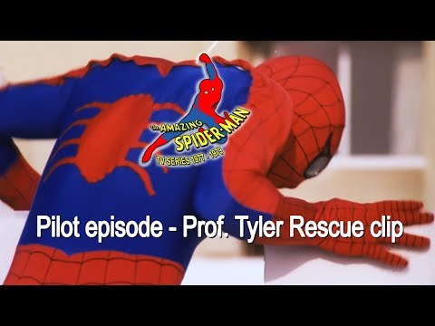 Prof Tyler rescue clip -  Pilot episode | The Amazing Spider-man TV Series