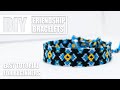 DIY Flowers Diamonds Friendship Bracelets | Easy Tutorial for Beginners