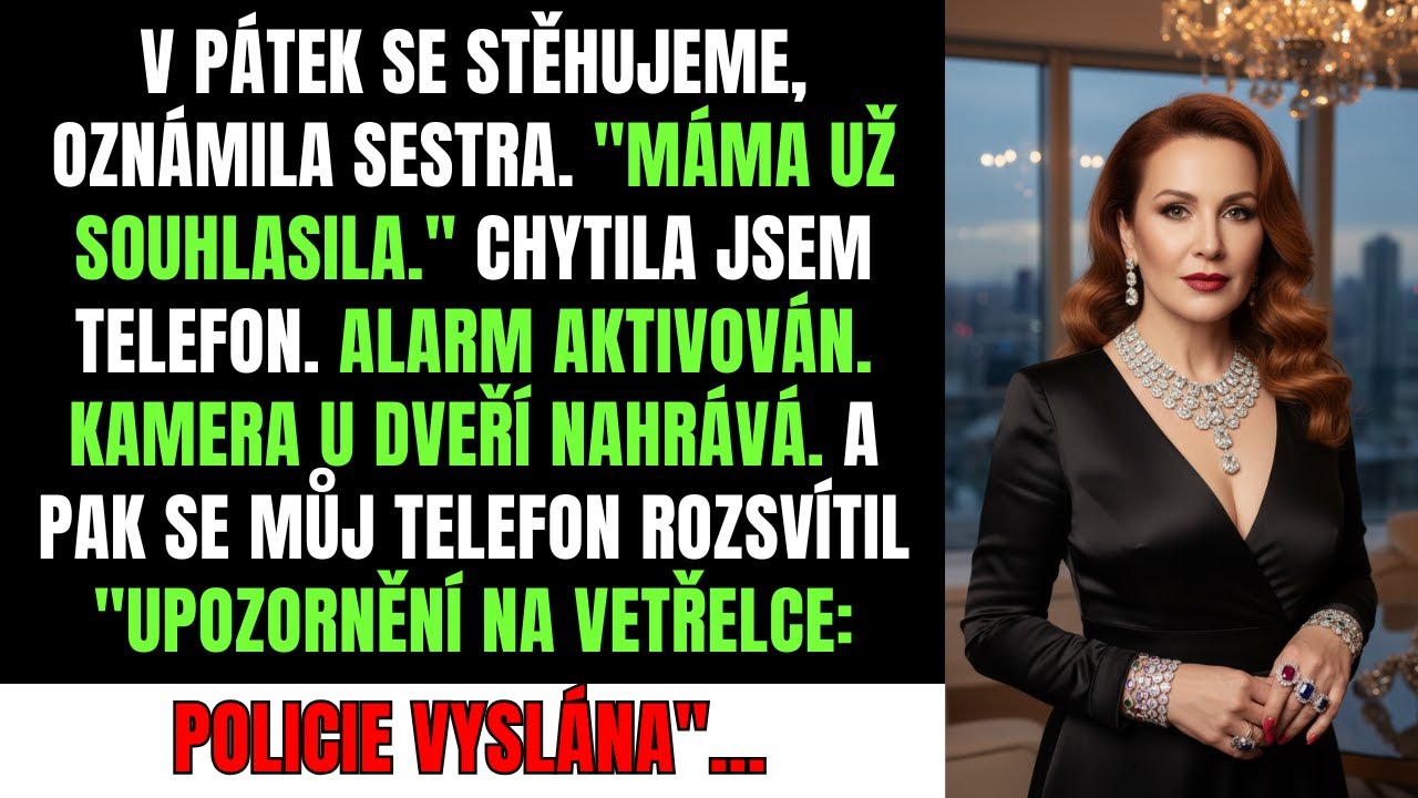 Stěhujeme se v pátek řekla sestra - pak se rozsvítil můj alarm