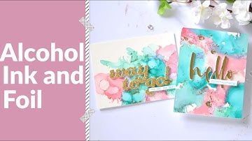 How to Use Alcohol Inks to Create FUN Backgrounds | Altenew Take 2 With Therese!