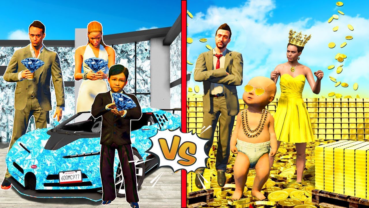 БРИЛЛИАНТ ОТБАСЫ vs АЛТЫН ОТБАСЫНЫҢ ЖАРЫСЫ (GTA V)