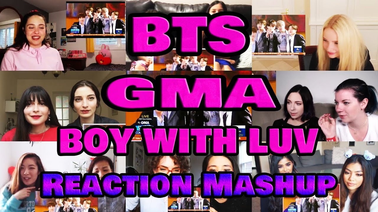 BTS GMA BOY WITH LUV Reaction Mashup