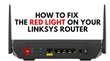 Linksys Router Red Light