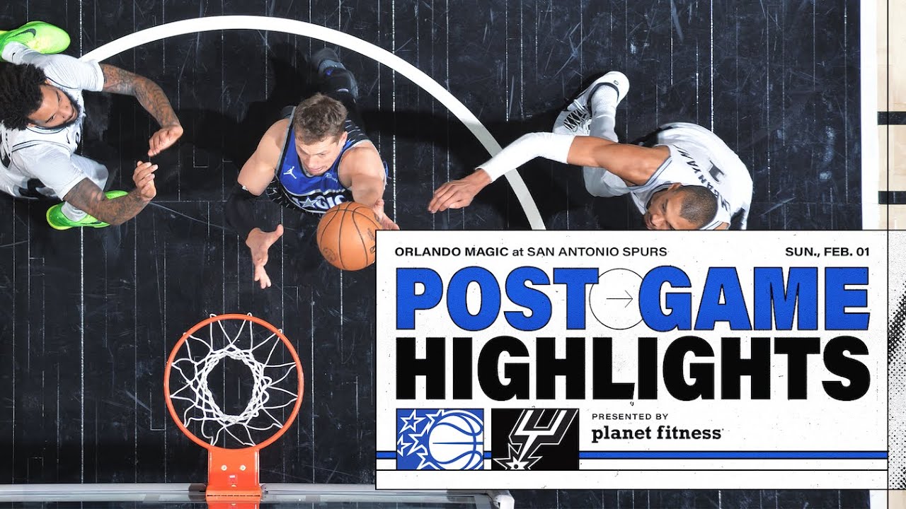 POSTGAME HIGHLIGHTS: ORLANDO MAGIC VS. SAN ANTONIO SPURS 2.01.26 PRESENTED BY PLANET FITNESS