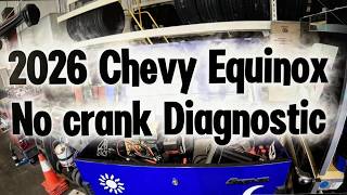 2026 Chevy Equinox No crank diagnostic