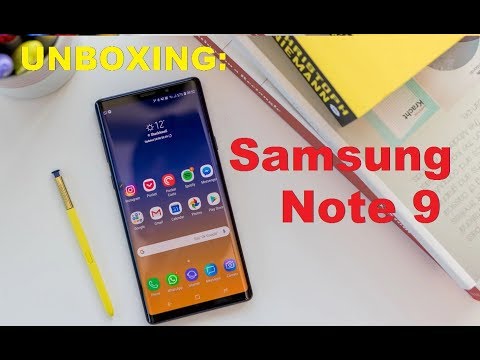 UNBOXING: Samsung Galaxy Note 9 & Wireless Charger Duo