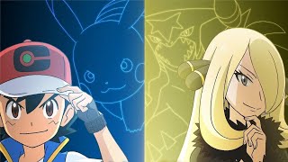 Ash vs Cynthia Full Battle | AMV | Semi Final Master Eight Tournament| Mega Lucario vs Garchomp| AMV