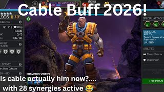 Cable buff 2026 mcoc cable actually half useful maybe 