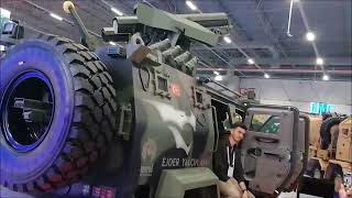 Nurol Maki̇na Tarafindan Üreti̇li̇p Geli̇şti̇ri̇len Ejder Yalçin 4X4 Zirhli Araç Tanksavar Si̇lahlari İle