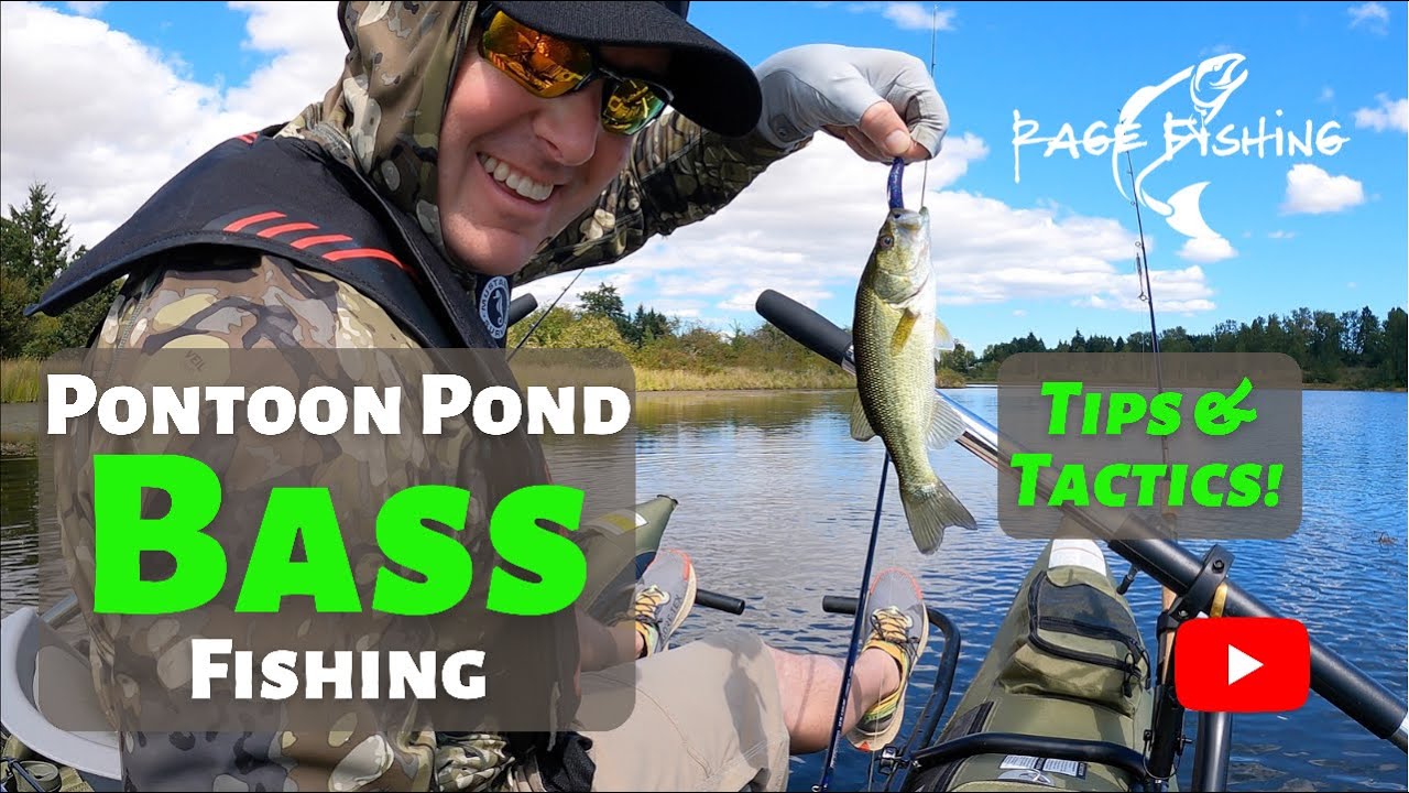 PONTOON POND BASS FISHING Tips and tactics for pond bass! Senkos, Texas Rigs, Frogs and Ned
