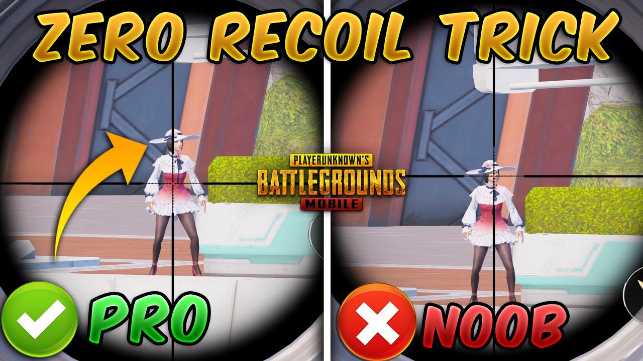 Zero Recoil Spray Trick (PUBG Mobile/BGMI) Guide/Tutorial M416 + 6x/4x Spray (Secret Tips & Tricks)