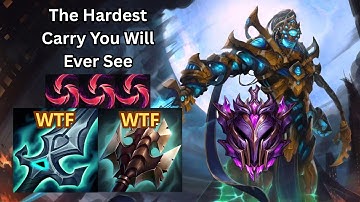 MASTER YI TOP HARDEST 1V9 CARRY YOU WILL EVER SEE IN HIGH ELO (ABSOLUTE CINEMA)