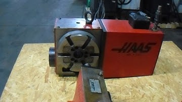 Haas HRT-160 Rotary Table With Servo Control & Air Tail Stock 12130