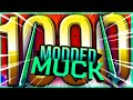 1000 DAY ULTIMATE SURVIVAL CHALLENGE in MUCK with OVER 2000 POWERUPS! | We Modded MUCK made by DANI