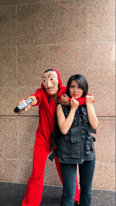 Money Heist vs Police 9.0 #moneyheist #parkour #police #escape #shorts #goguys