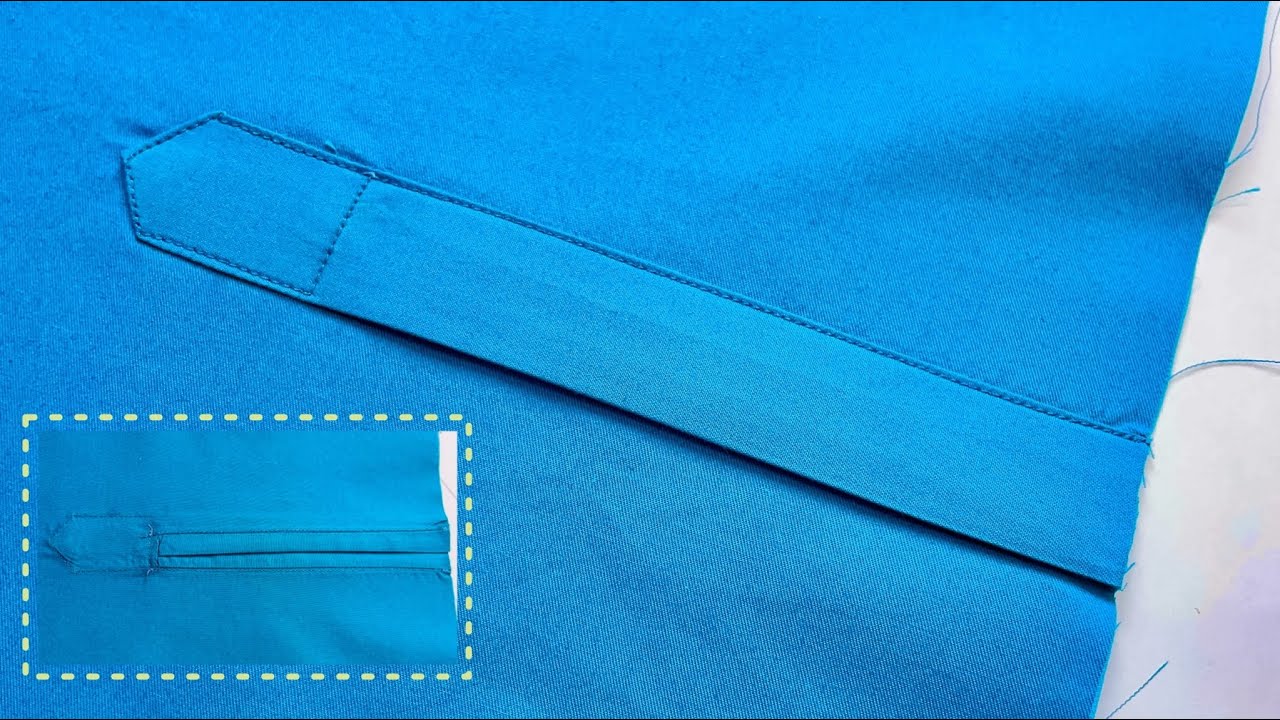 ✨✅ professional sleeve plackets stitching | sew a professional sleeve plackets easy method |
