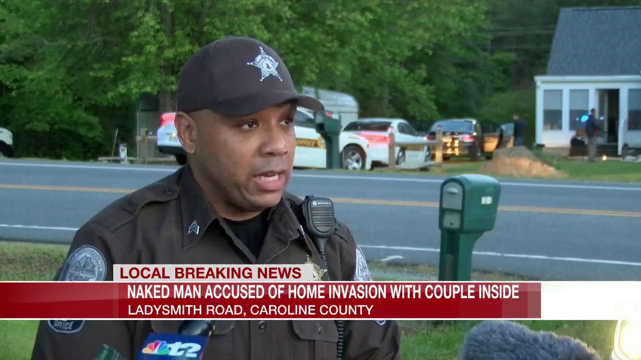 Naked man arrested, accused of breaking into home and firing shots ...