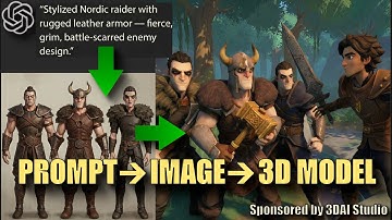 AI Prompt to Stylized Enemy NPCs for Unity | Image Studio → 3DAI Studio → Blender & AccuRig