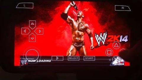 W2k14 PSP on Android [PPSSPP 0.9.8 Emulator on Samsung Galaxy Note II]