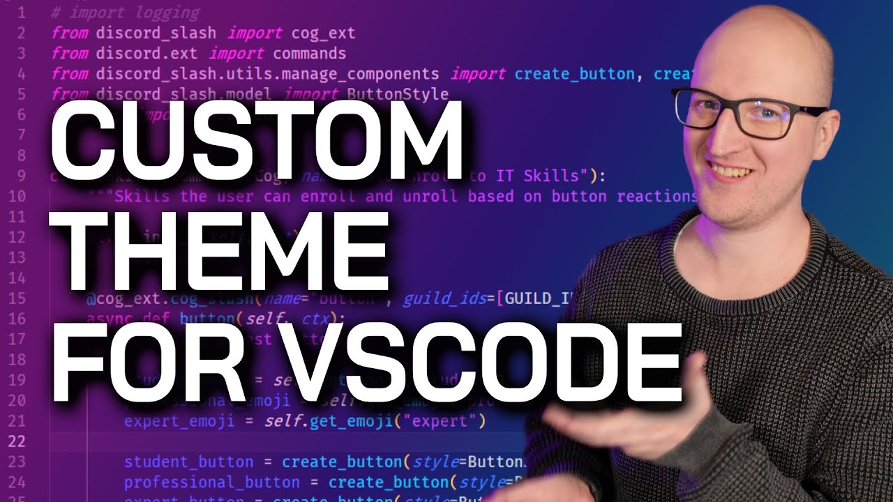 Create a VS Code theme + publish on marketplace! - YouTube