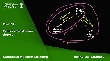 Statistical Machine Learning Part 52 - Low rank matrix completion: theory