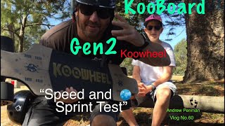KooBoard Gen 2 EBoard - Speed and Sprint Test Andrew Penman EBoard Reviews YouTube