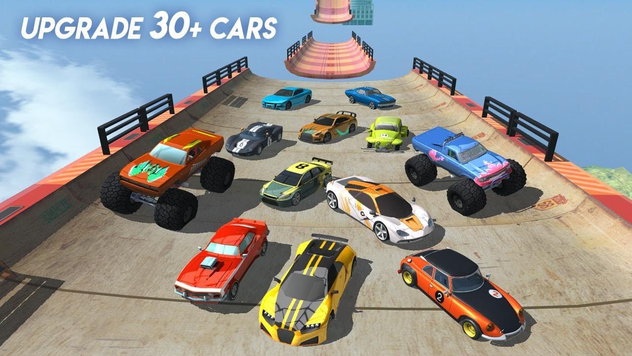 Mega Ramp Car Racing Stunts 3D Impossible Tracks Android GamePlay