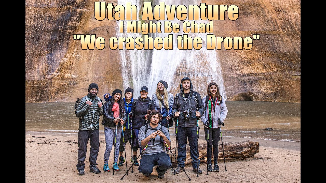 "We crashed the Drone at Calf Creek Falls"